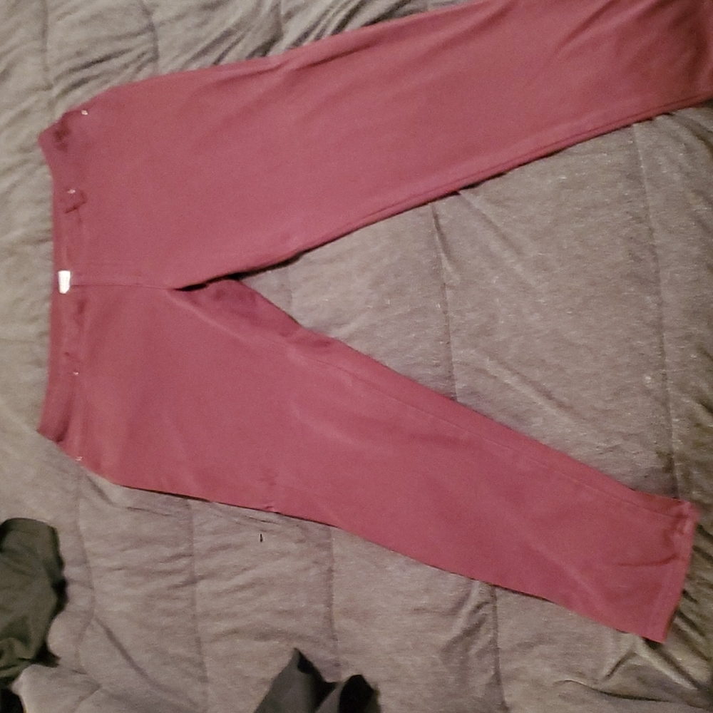 Time and Tru Burgundy jeggings. Size XL.